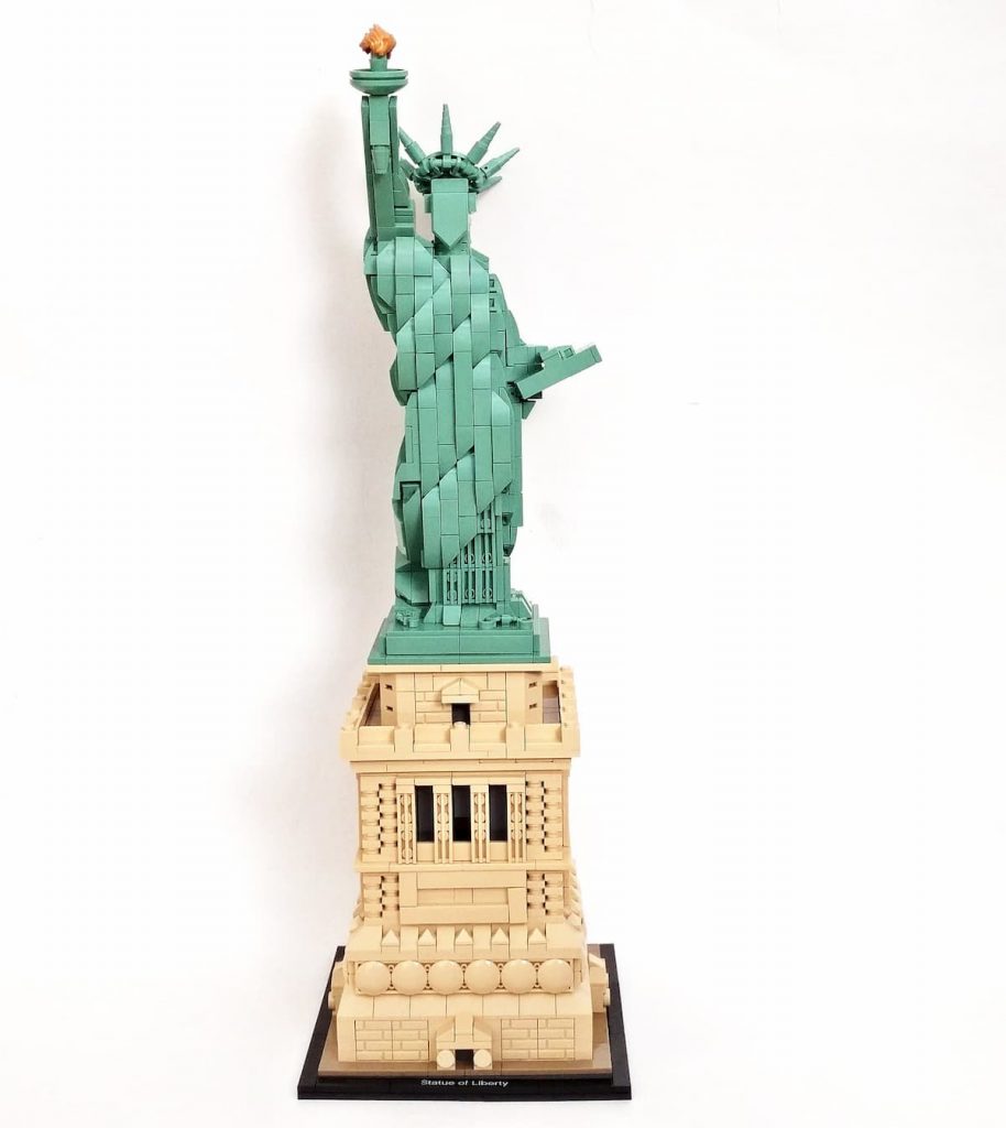 lego piezas estatua de la libertad