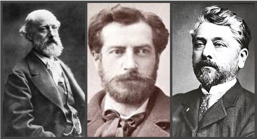 Eugene Emmanuel Viollet, Frederic Barthold y Alexandre-Gustave Eiffel