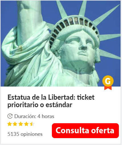Entrada estandard estatua de la libertad